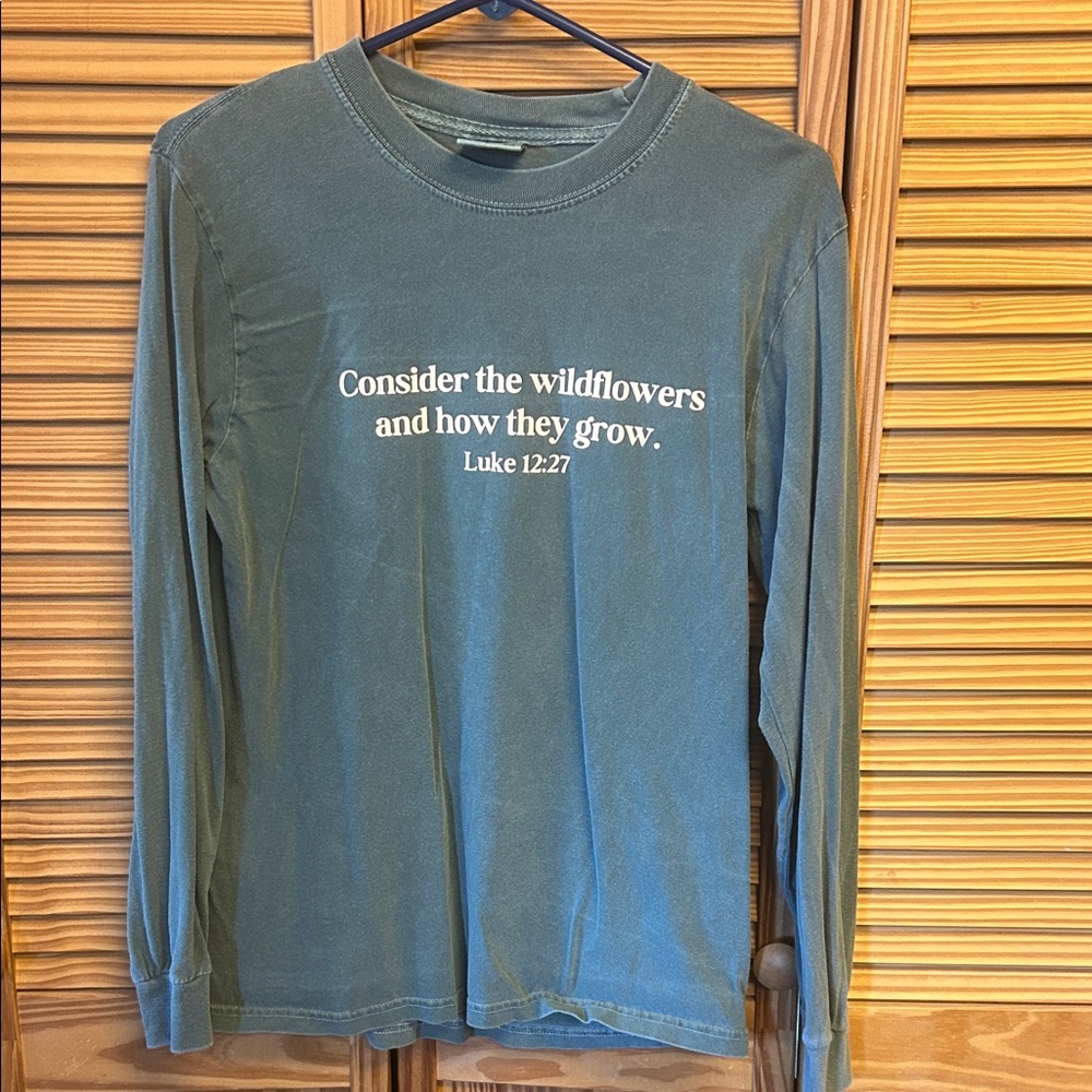 Comfort Colors Blue Long Sleeve Top